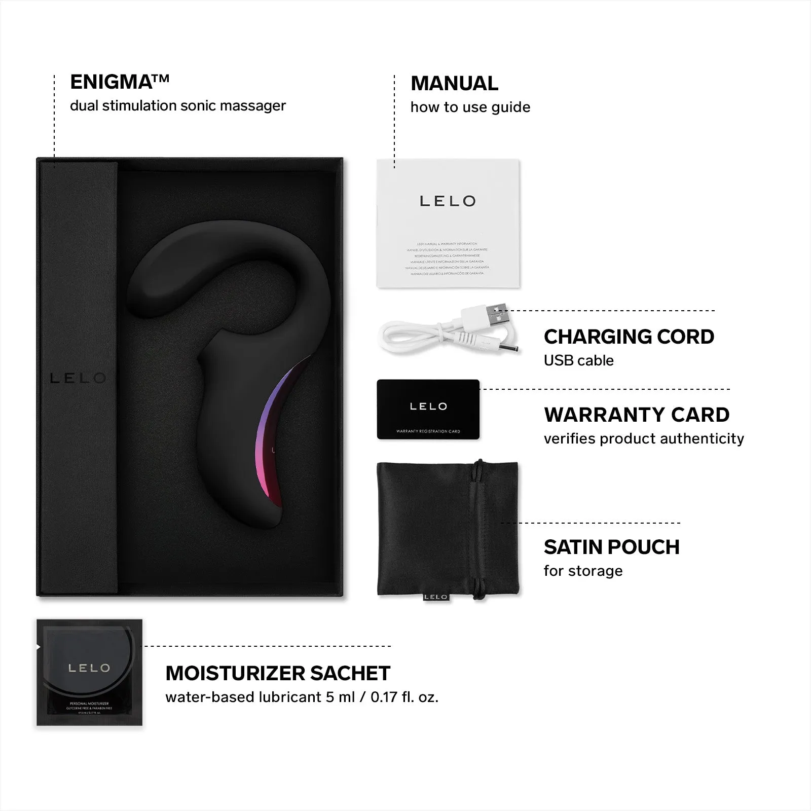 LELO Enigma Clit Sucking & G-Spot Vibrator