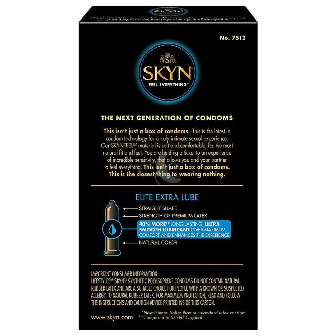 LifeStyles SKYN Elite Extra Lubricated Condoms (Latex-Free)
