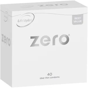 LifeStyles Zero Male Condoms 40's