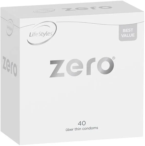 LifeStyles Zero Male Condoms 40's