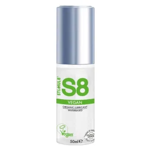 Lubrifiant pe bază de apă S8 Vegan Organic Lubricant. efect de durată. fără parabeni. 50 ml