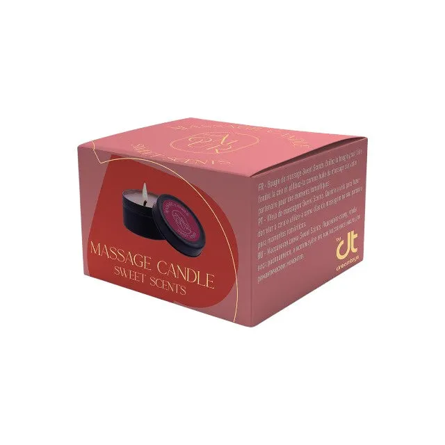 Lumânare pentru masaj DREAMTOYS Amour Sweet Scents. cu ceară de soia. cu aromă dulce. 30 gr