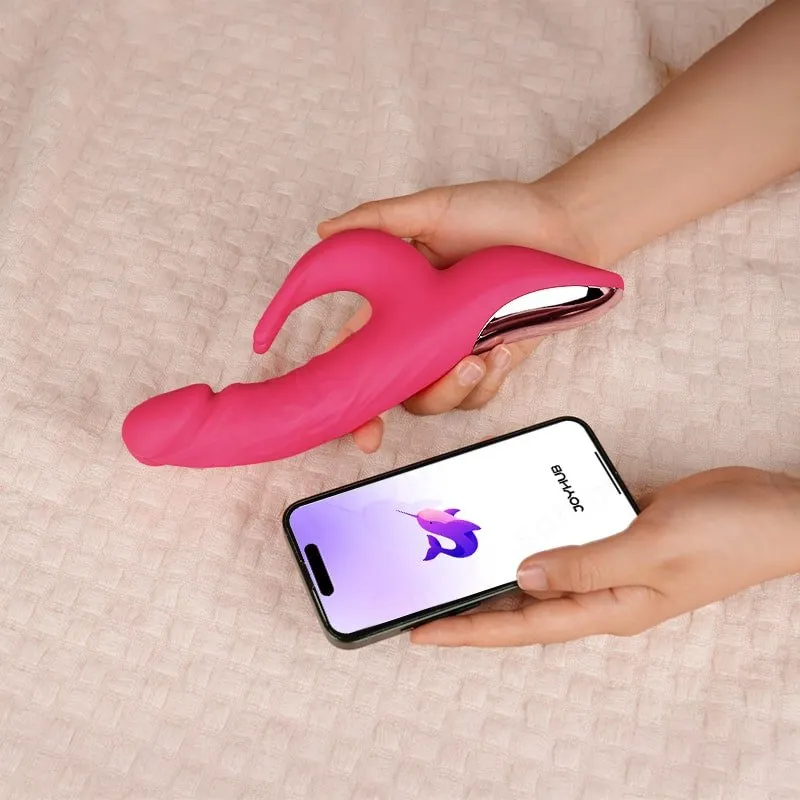 LUNA App Control Realistic Dildo Rabbit Vibrator