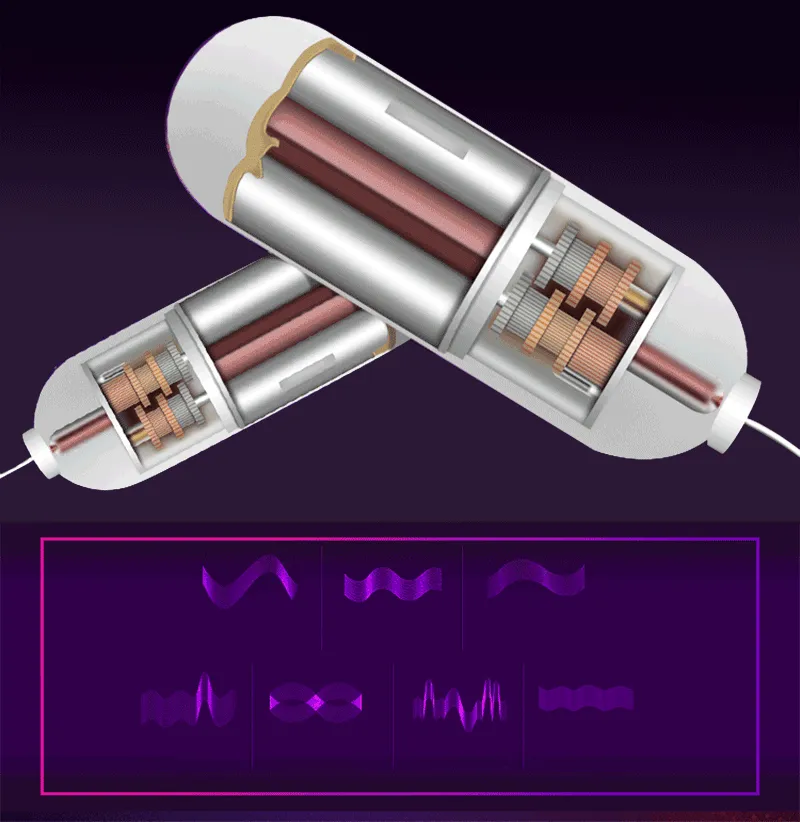 Male Masturbator Cup Vibrator Silicone Realistic Vagina Pussy Sex Toy