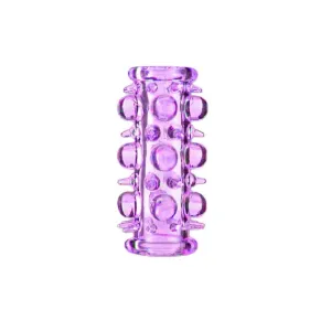 Manșon pentru penis B-SERIES. pentru stimulare intensă și îngroșare. lungime 7 cm. culoare mov (67-00015)