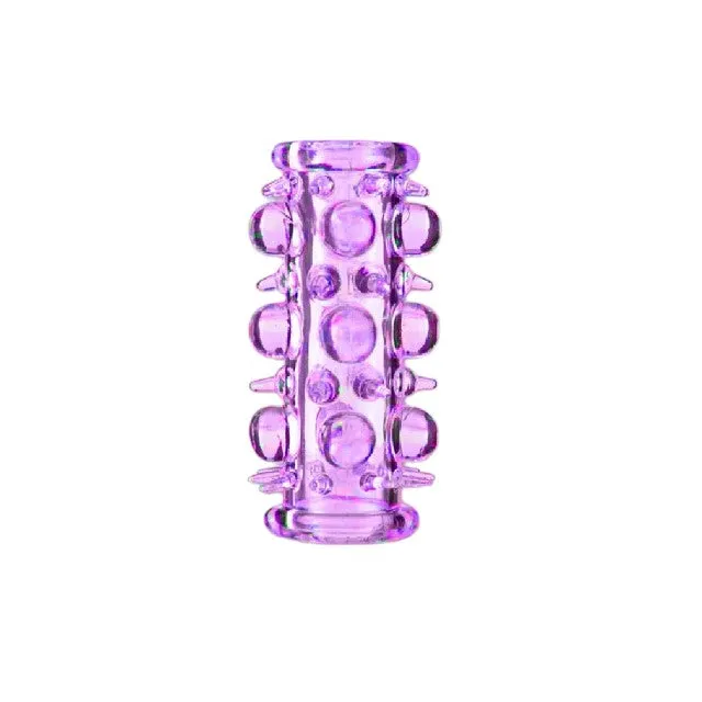Manșon pentru penis B-SERIES. pentru stimulare intensă și îngroșare. lungime 7 cm. culoare mov (67-00015)