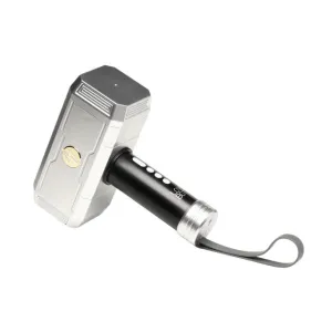 Masturbator XR BRANDS Thunder Stroker. în formă de ciocanul lui Thor. cu 5 funcții de aspirare. 7 funcții de vibrație. 3 viteze. 23 cm