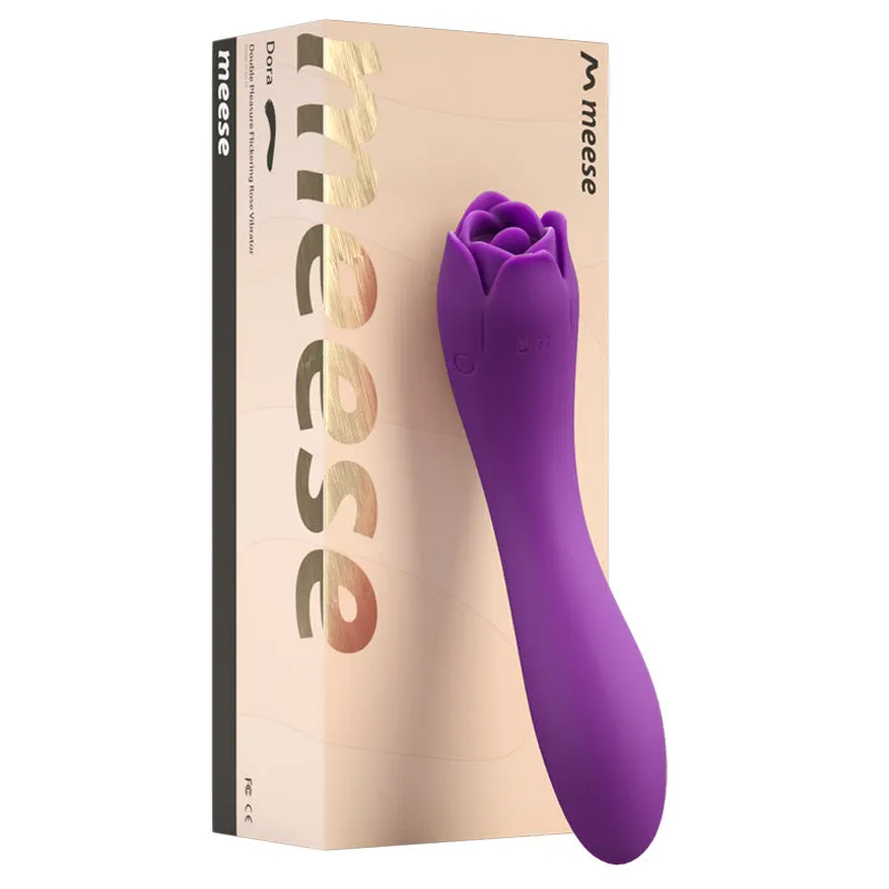 MEESE Dora Rose Clit Licking & G-Spot Vibrator