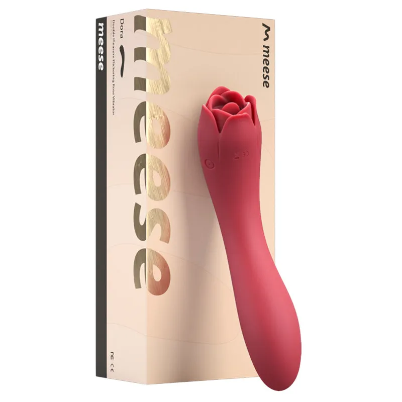 MEESE Dora Rose Clit Licking & G-Spot Vibrator
