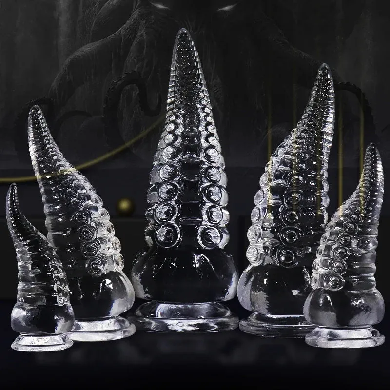 Monster Tentacle Dildos Butt Plug - Jelly Fantasy Anal Dildo Women Sex Toys