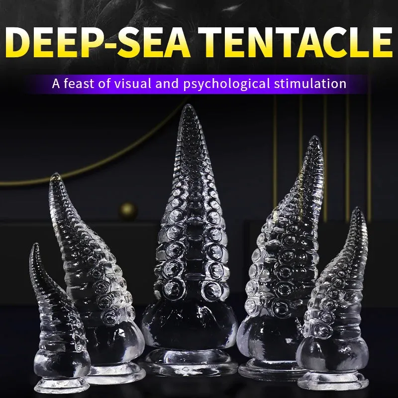 Monster Tentacle Dildos Butt Plug - Jelly Fantasy Anal Dildo Women Sex Toys