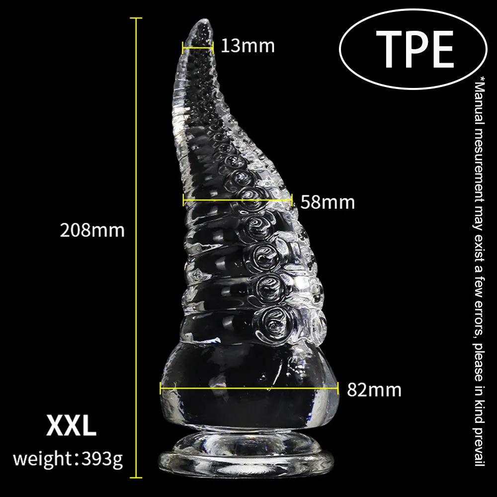 Monster Tentacle Dildos Butt Plug - Jelly Fantasy Anal Dildo Women Sex Toys