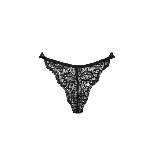Obsessive Bellastia lacy thong Black