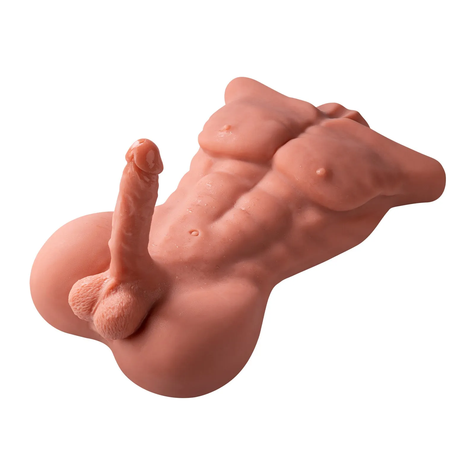 Oscar(For EU Customers): 16.75lb Sexy Male Torso Sex Doll with Dildo