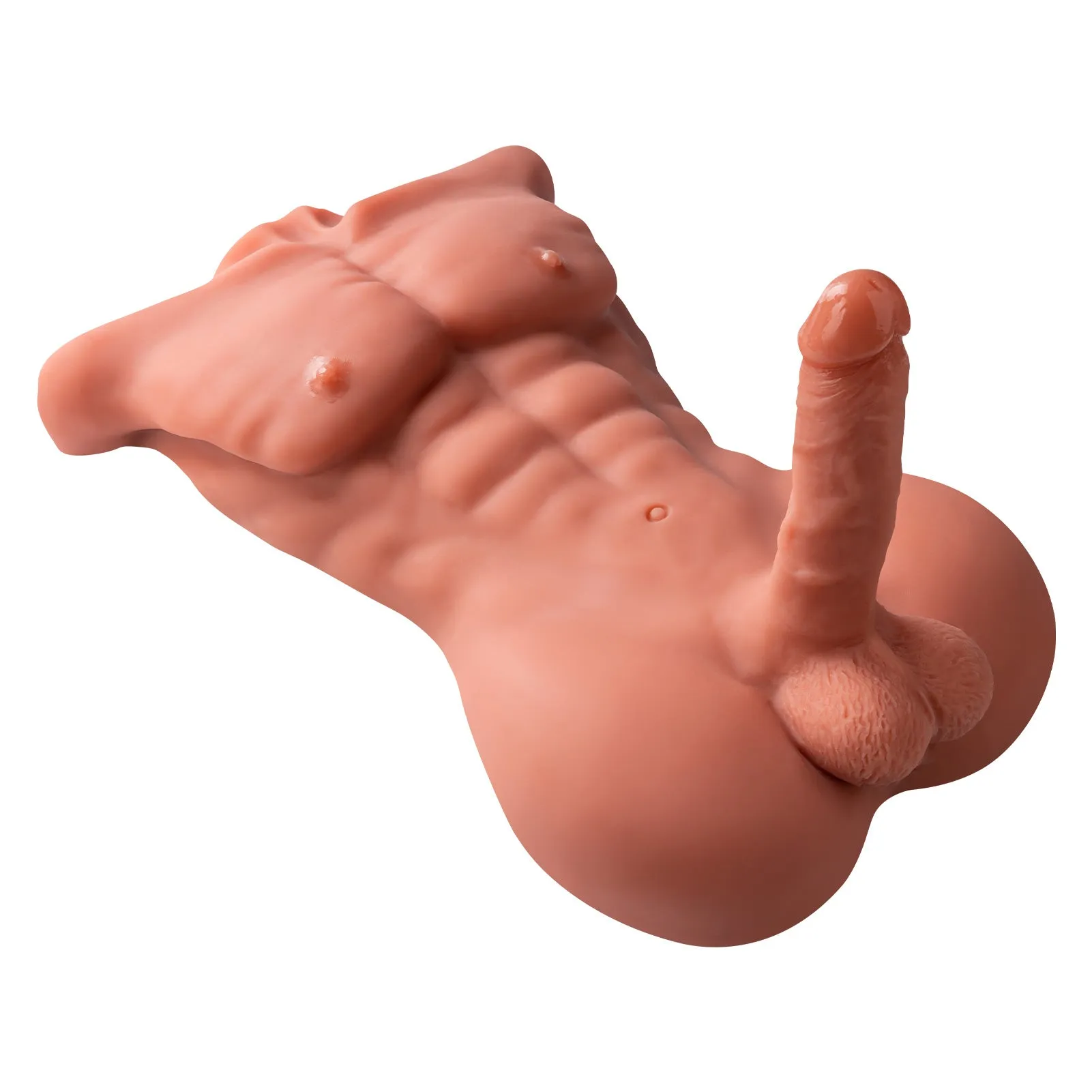 Oscar(For EU Customers): 16.75lb Sexy Male Torso Sex Doll with Dildo