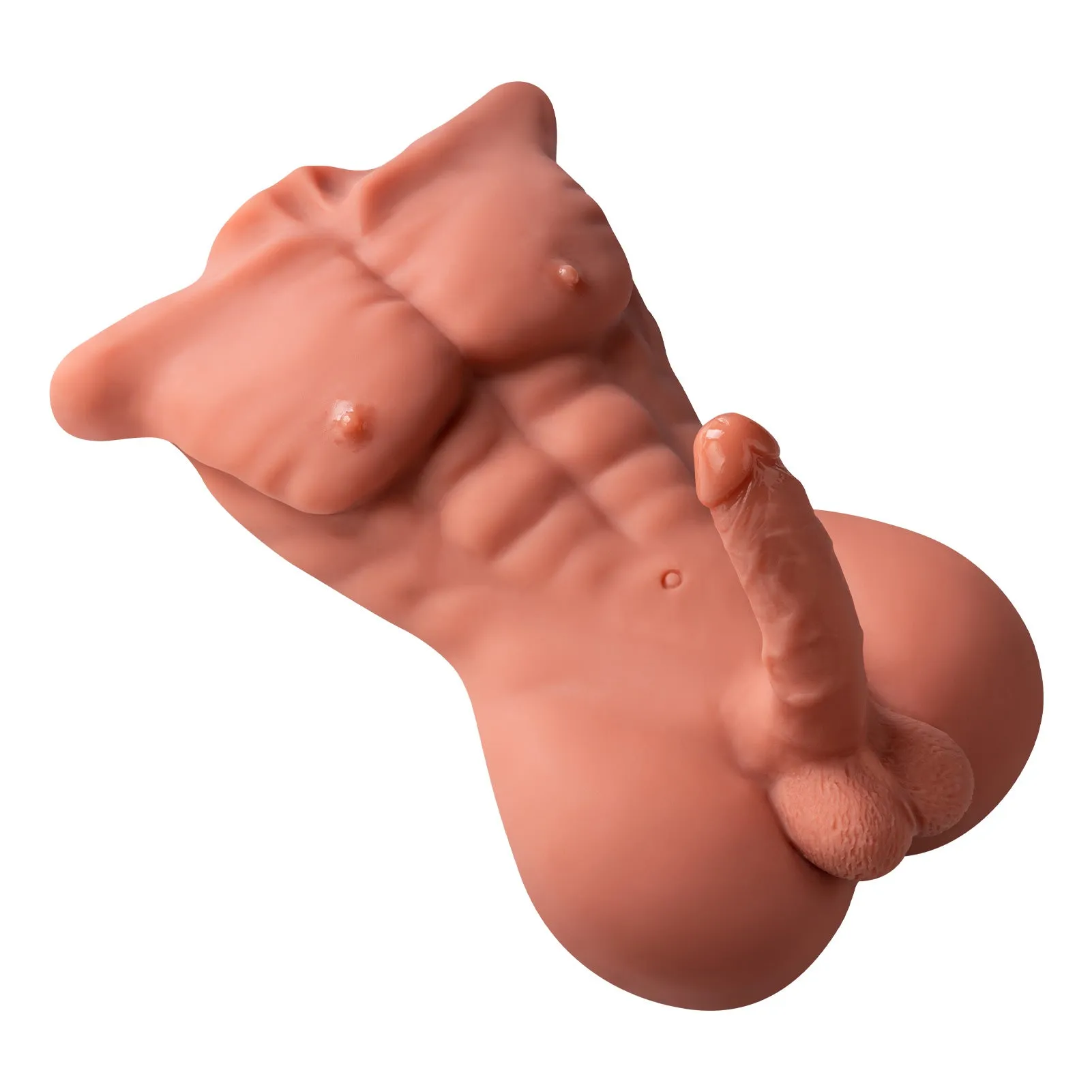 Oscar(For EU Customers): 16.75lb Sexy Male Torso Sex Doll with Dildo