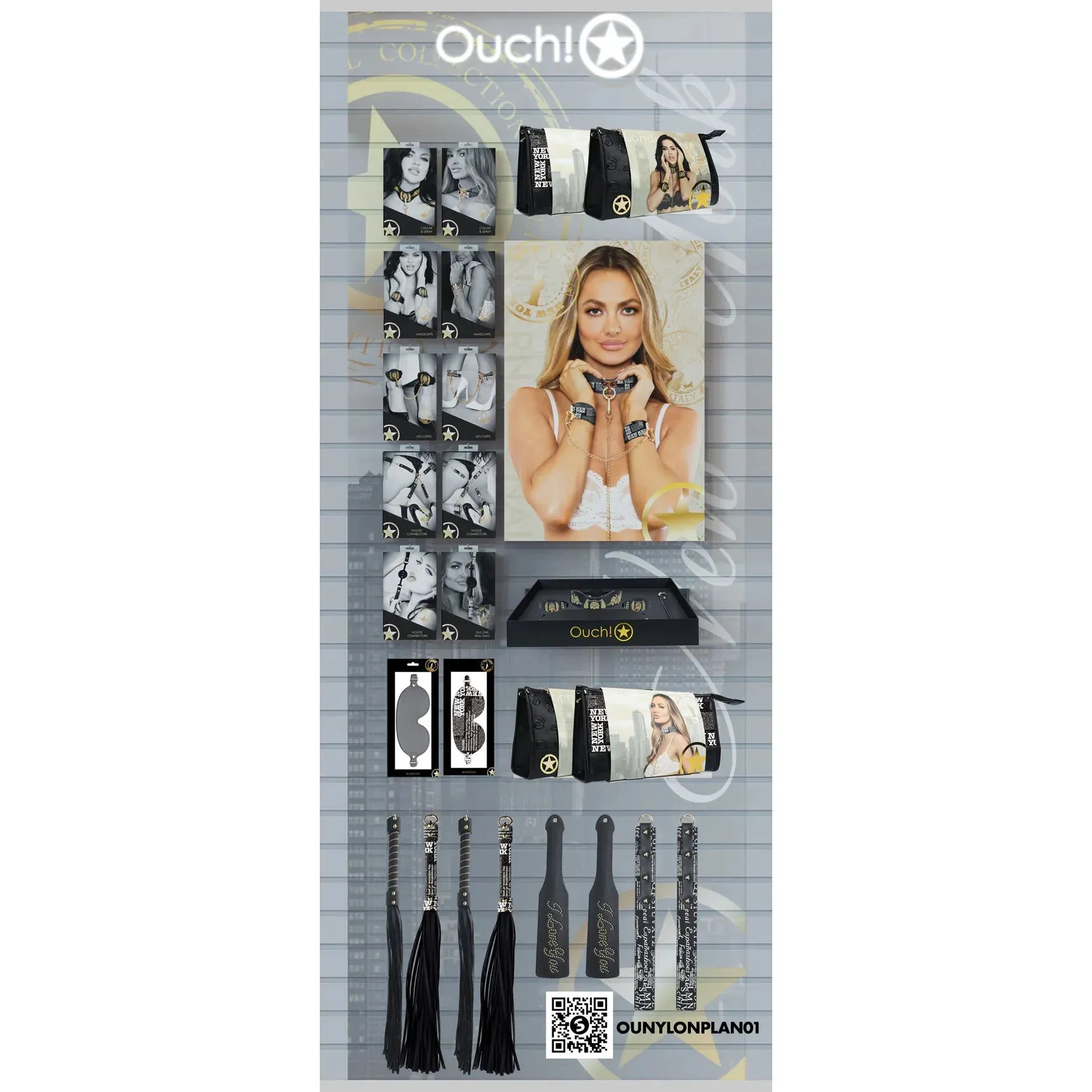 Ouch London Collection Bondage Kit by Shots