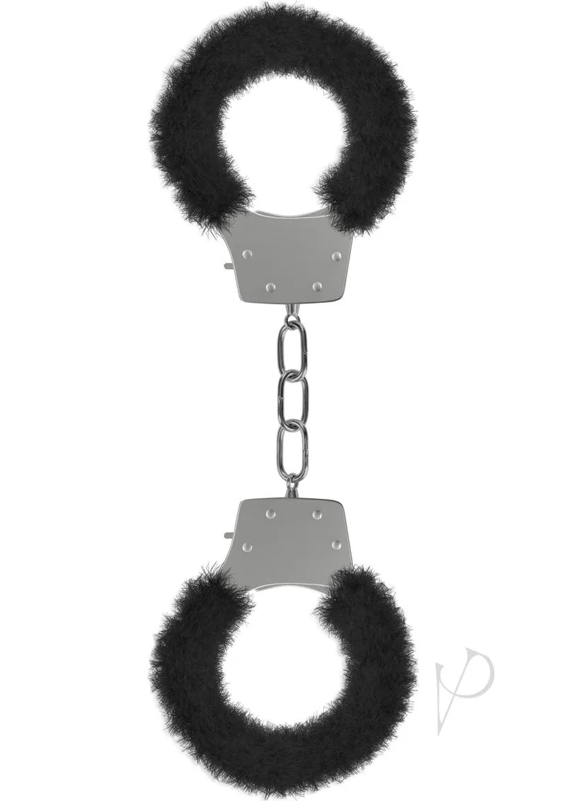 Ouch! Pleasure Handcuffs Furry Black