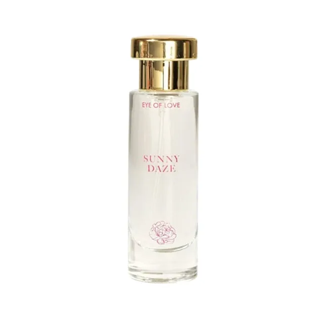 Parfum cu feromoni EYE OF LOVE Sunny Daze. pentru femei. note de bergamotă. trandafir de Damasc și iasomie. roz. 30 ml