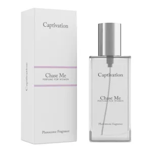 Parfum cu feromoni pentru femei CAPTIVATION Chase Me. cu note citrice. florale și dulci. alb. 30 ml
