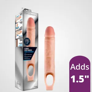 Performance - 10 Cock Sheath Penis Extender - Vanilla