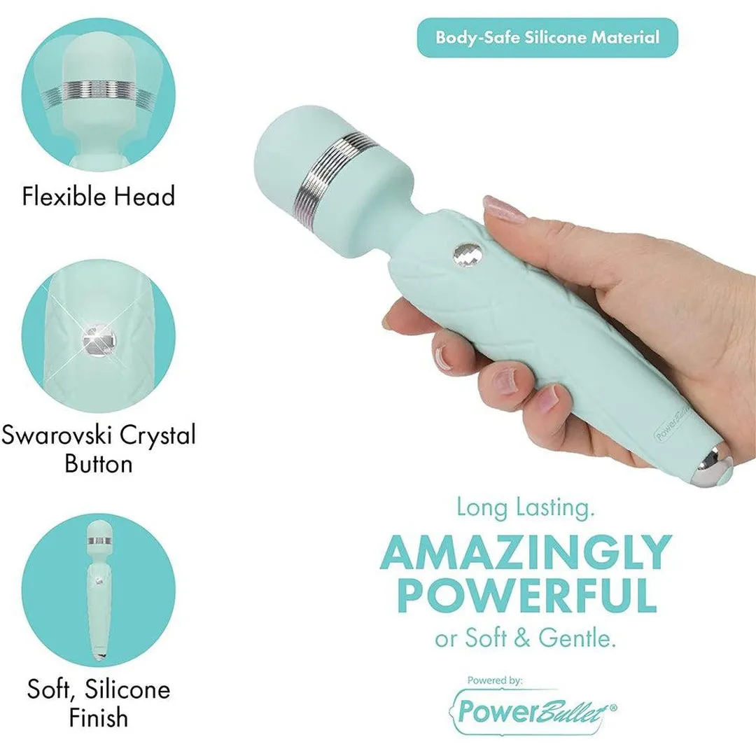Pillow Talk Cheeky Clitoral Wand  - Teal