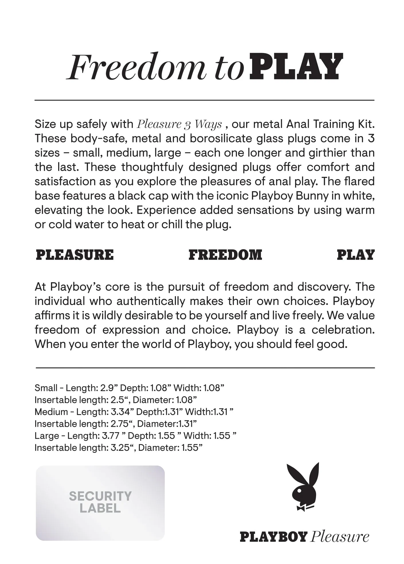 Pleasure 3 Ways - Playboy Pleasure