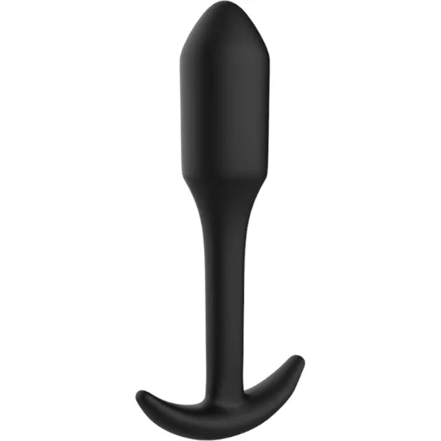 Plug anal TOYJOY Anal Play Smooth Plug - Extra Large. cu bază în formă de semilună. lungime 13.7 cm. diametru 2.9 cm. negru