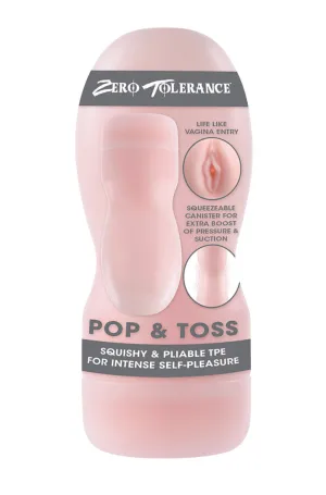 Pop & Toss Squeezable Pussy Stroker
