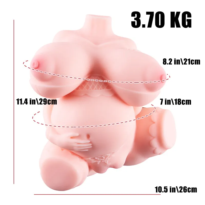 Pregnant Torso Sex Doll BBW Sex Doll With Vagina Anus Adult Sex Dolls