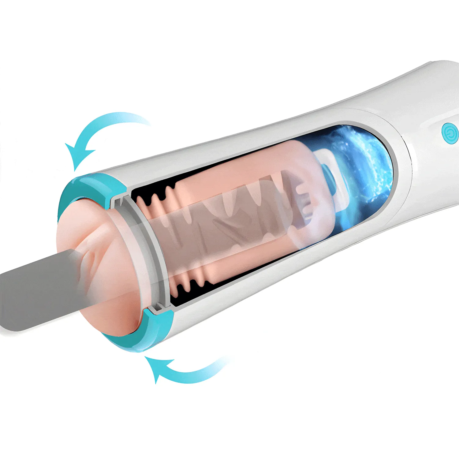 Pretty Love - Aby Automatic Thrusting Masturbator (White)