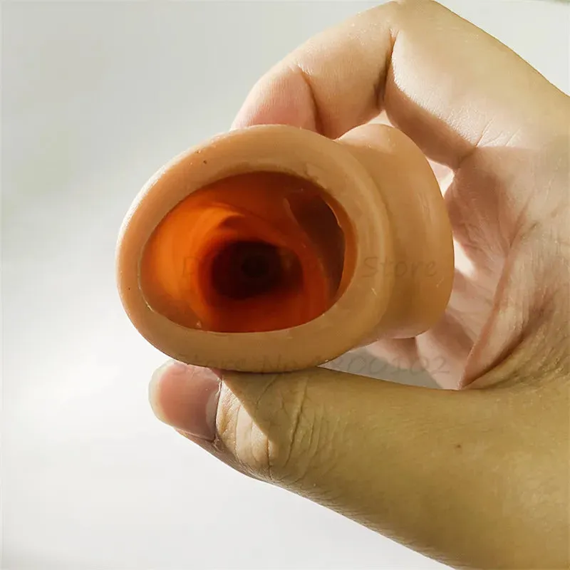 Realistic Dildo Cock Sleeve Male Penis Enlarger - Huge Lifelike Cock Ring Delay Ejaculation