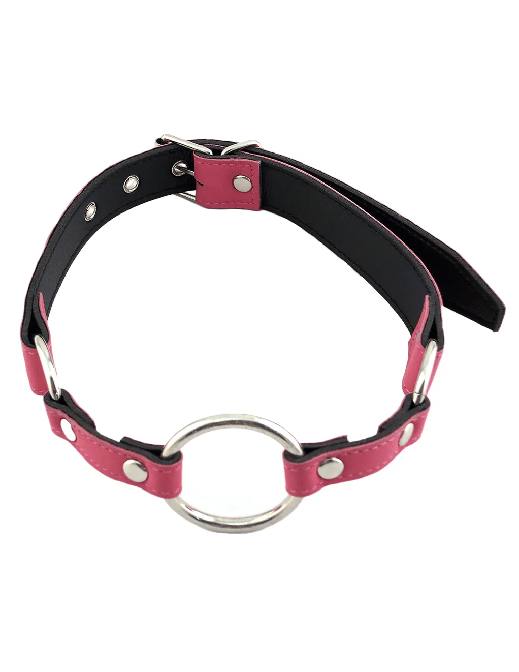 Rouge Leather O-Ring Gag