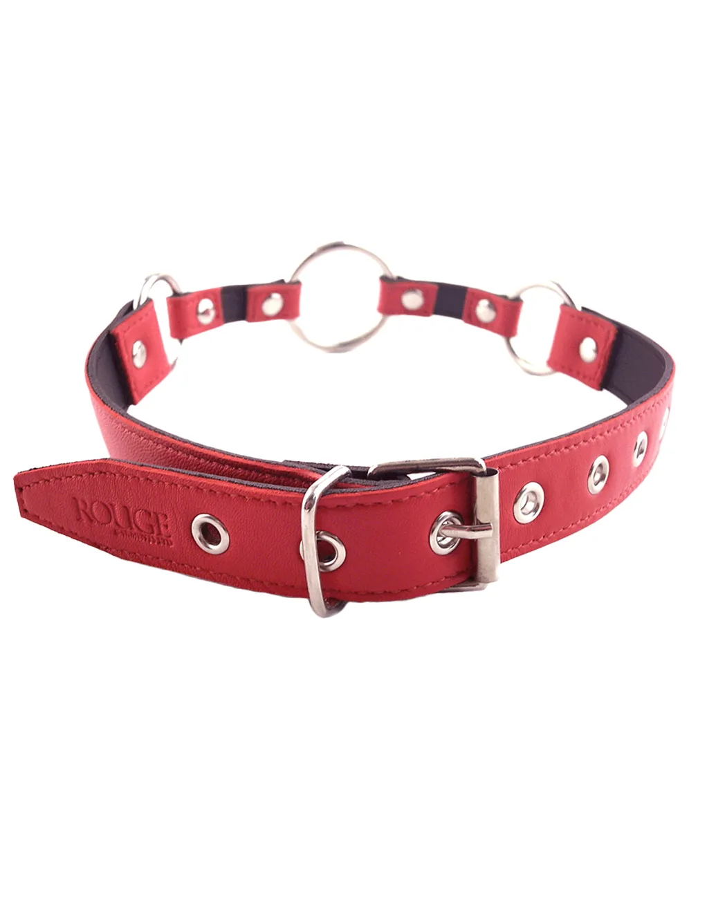 Rouge Leather O-Ring Gag