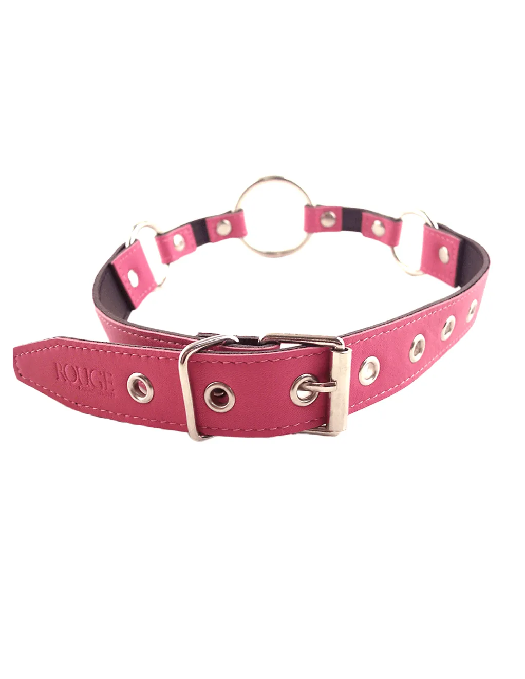 Rouge Leather O-Ring Gag