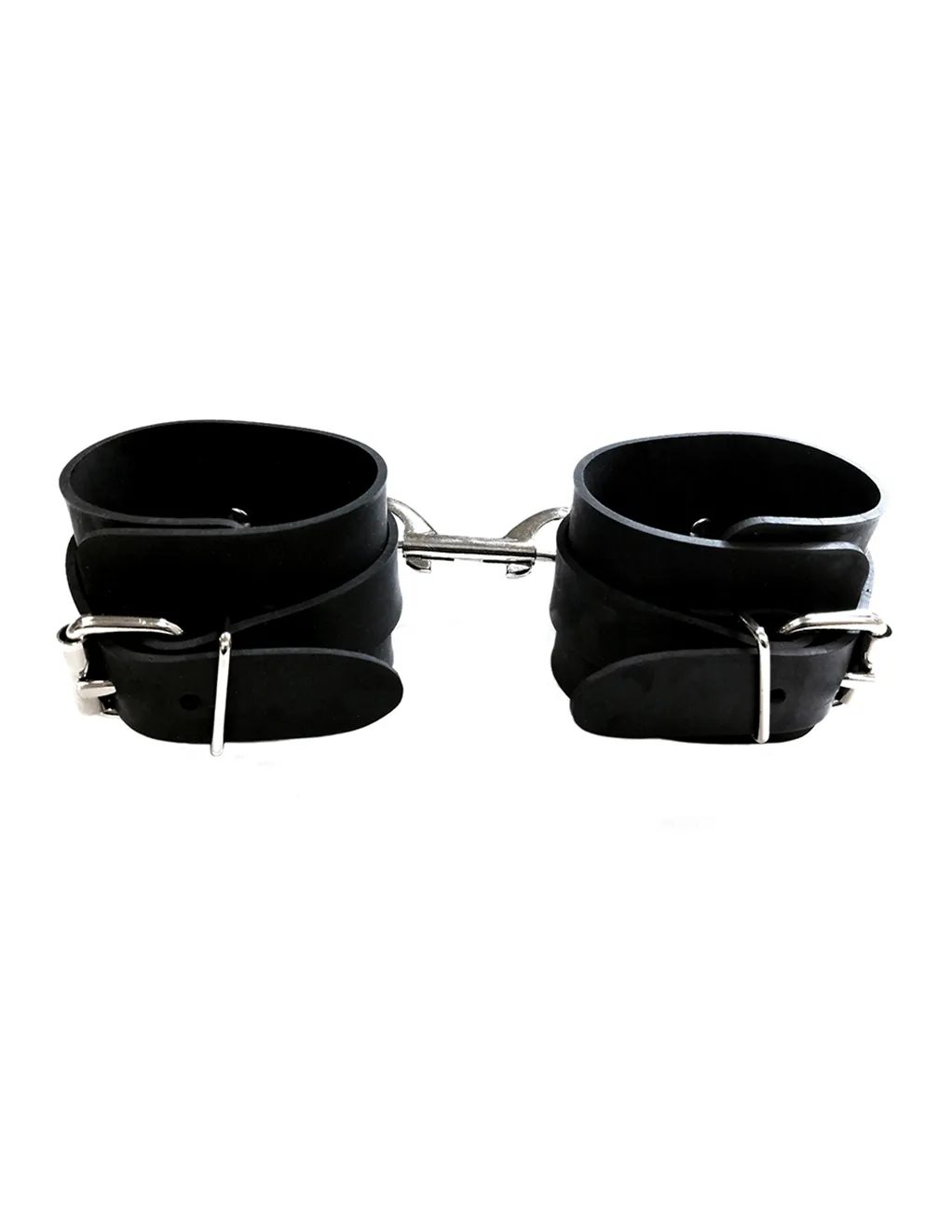 Rouge Rubber Ankle Cuffs