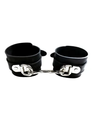 Rouge Rubber Ankle Cuffs