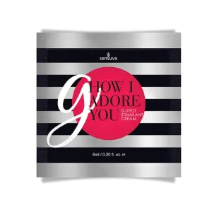 Sensuva - G How I Adore You G Spot Stimulant Cream Arousal Gel