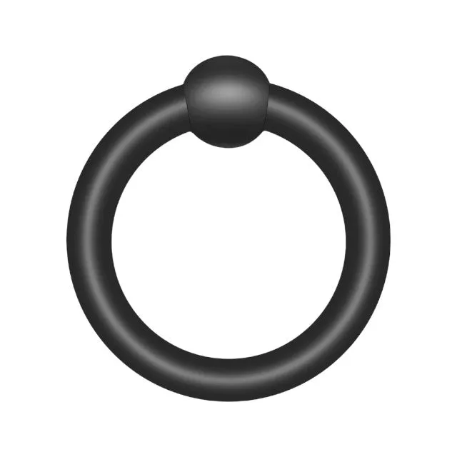 Set 7 inele pentru penis ADDICTED TOYS Flexible Cock Ring Set. pentru susținerea erecțiilor. din silicon. culoare negru