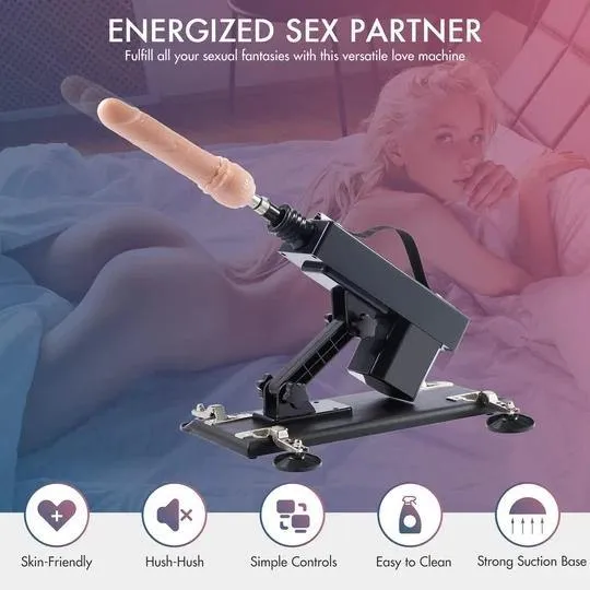 Sexlovey Sex Machine Thrusting Fucking Machine with 2 Huge Dildo