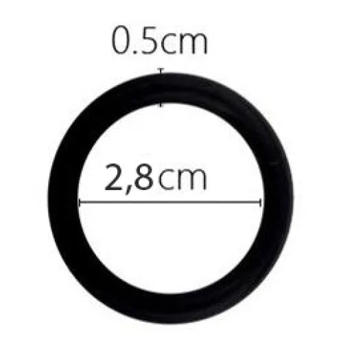 Small stretchy rubber penis ring Ø 2.8 cm