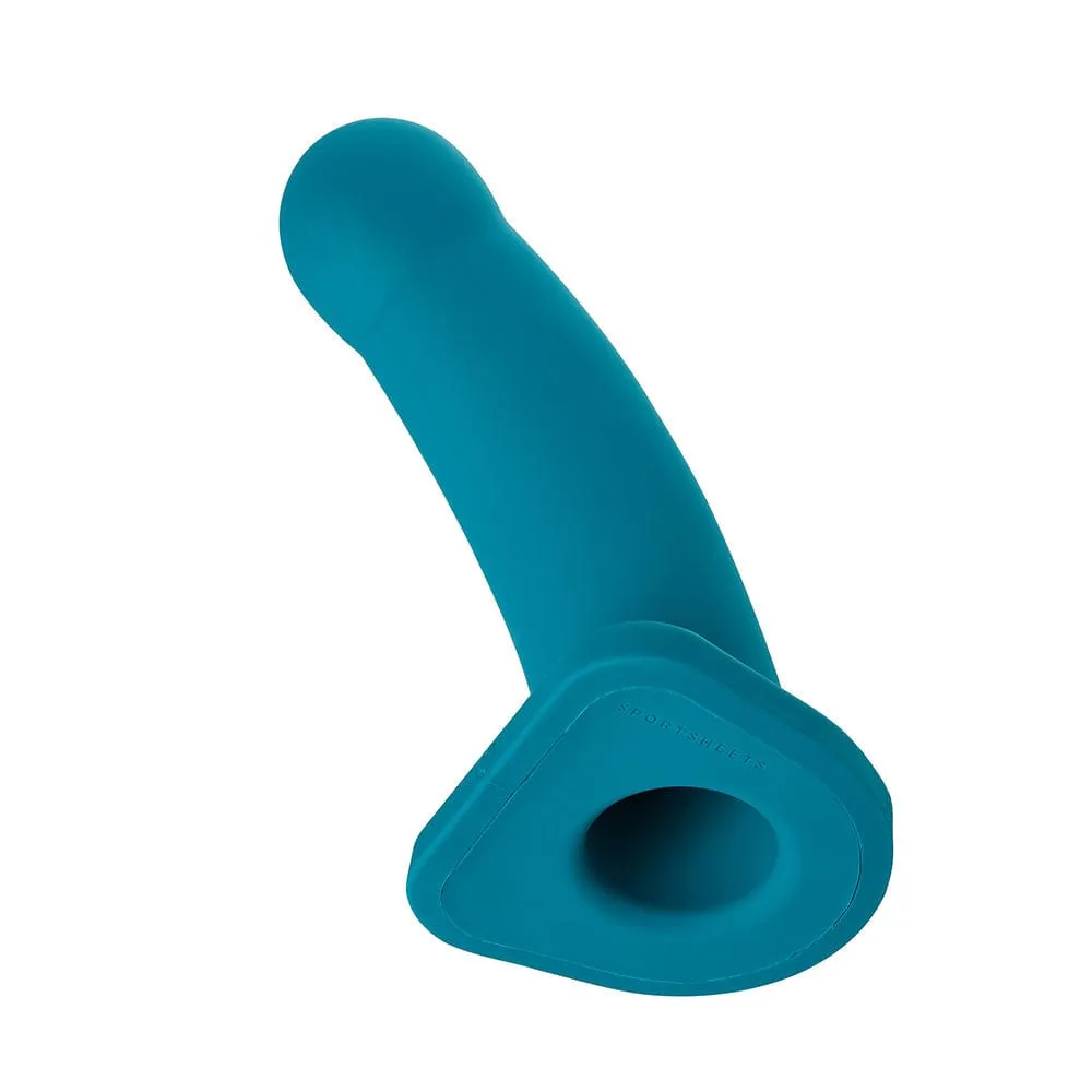Sportsheets Nexus Lennox 8 Hollow Vibrating Dildo Green