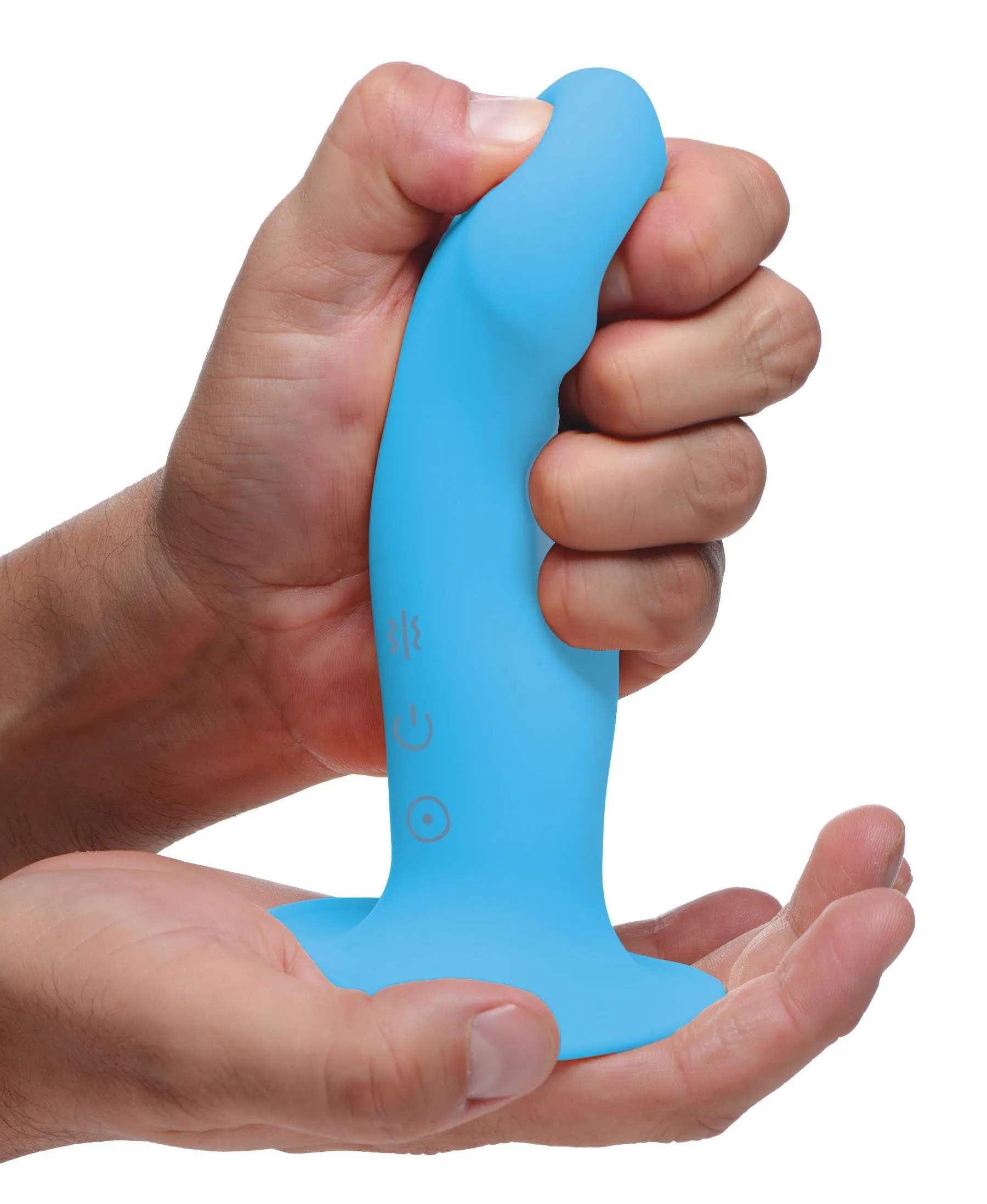 Squeezable Vibrating Dildo