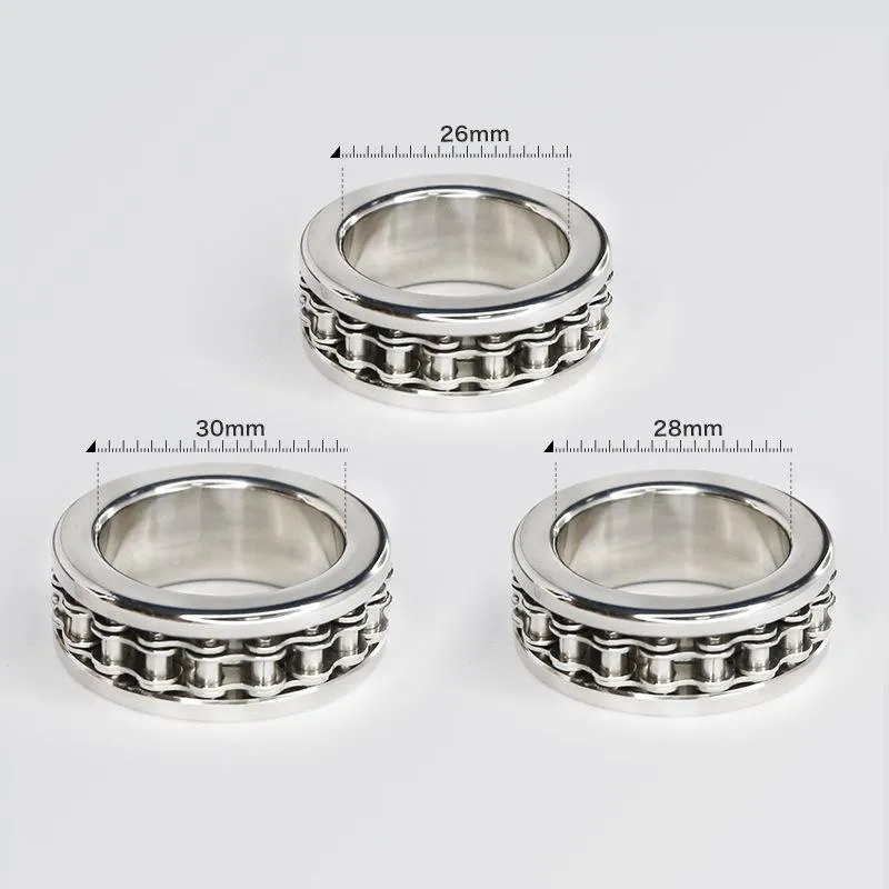 Stainless Steel Cock Ring Anti Early Ejaculation