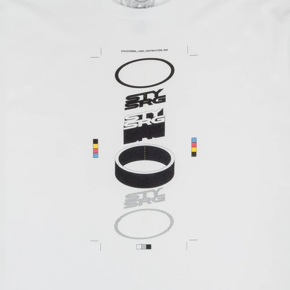 Stay Strong x Jonny Mole Construction T-Shirt - White