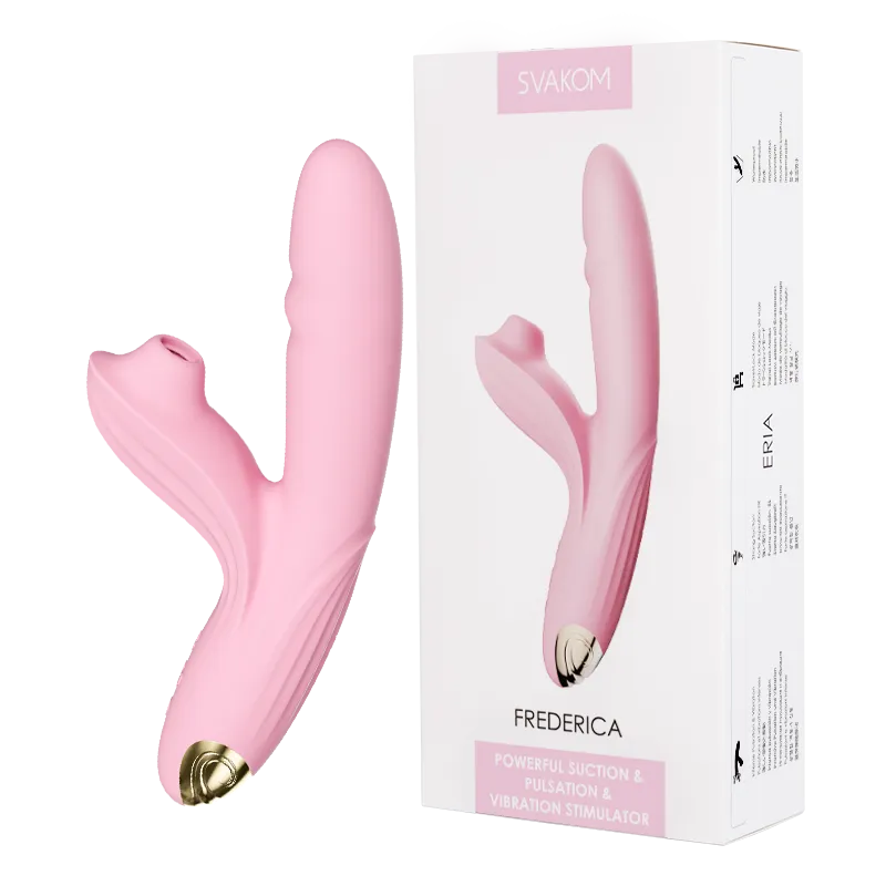 SVAKOM Frederica Thrusting & Sucking Rabbit Vibrator
