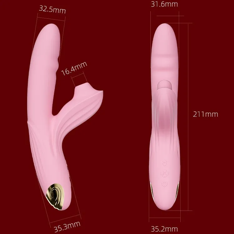 SVAKOM Frederica Thrusting & Sucking Rabbit Vibrator