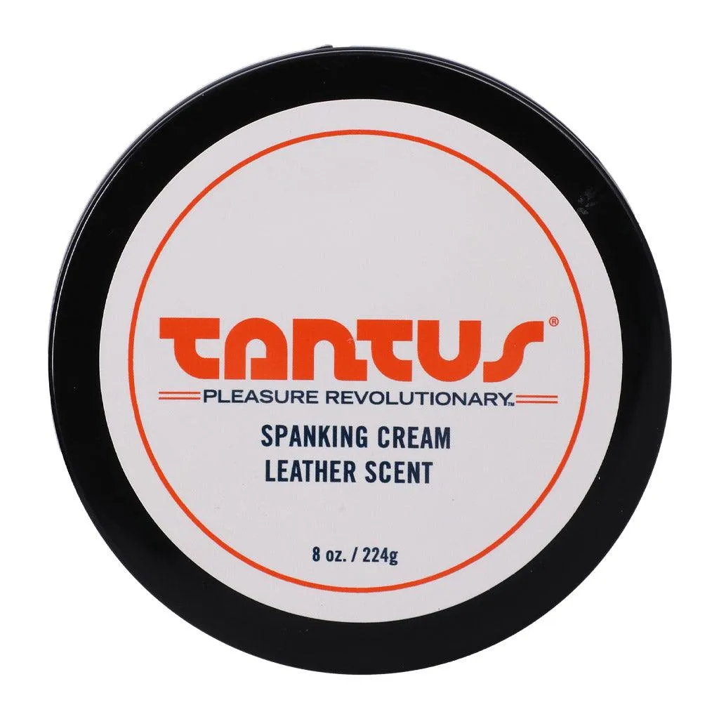 Tantus Spanking Cream - Leather Scent - 8 oz.