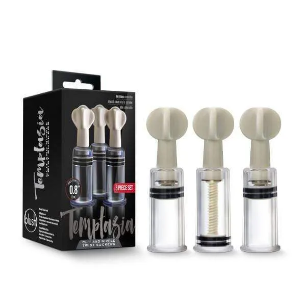 Temptasia Clit & Nipple Twist Suckers - Set Of 3