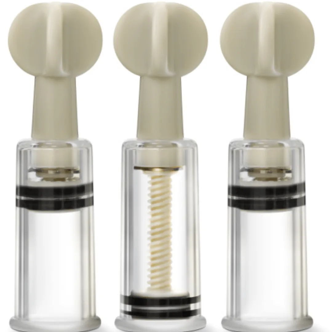 Temptasia Clit & Nipple Twist Suckers - Set Of 3